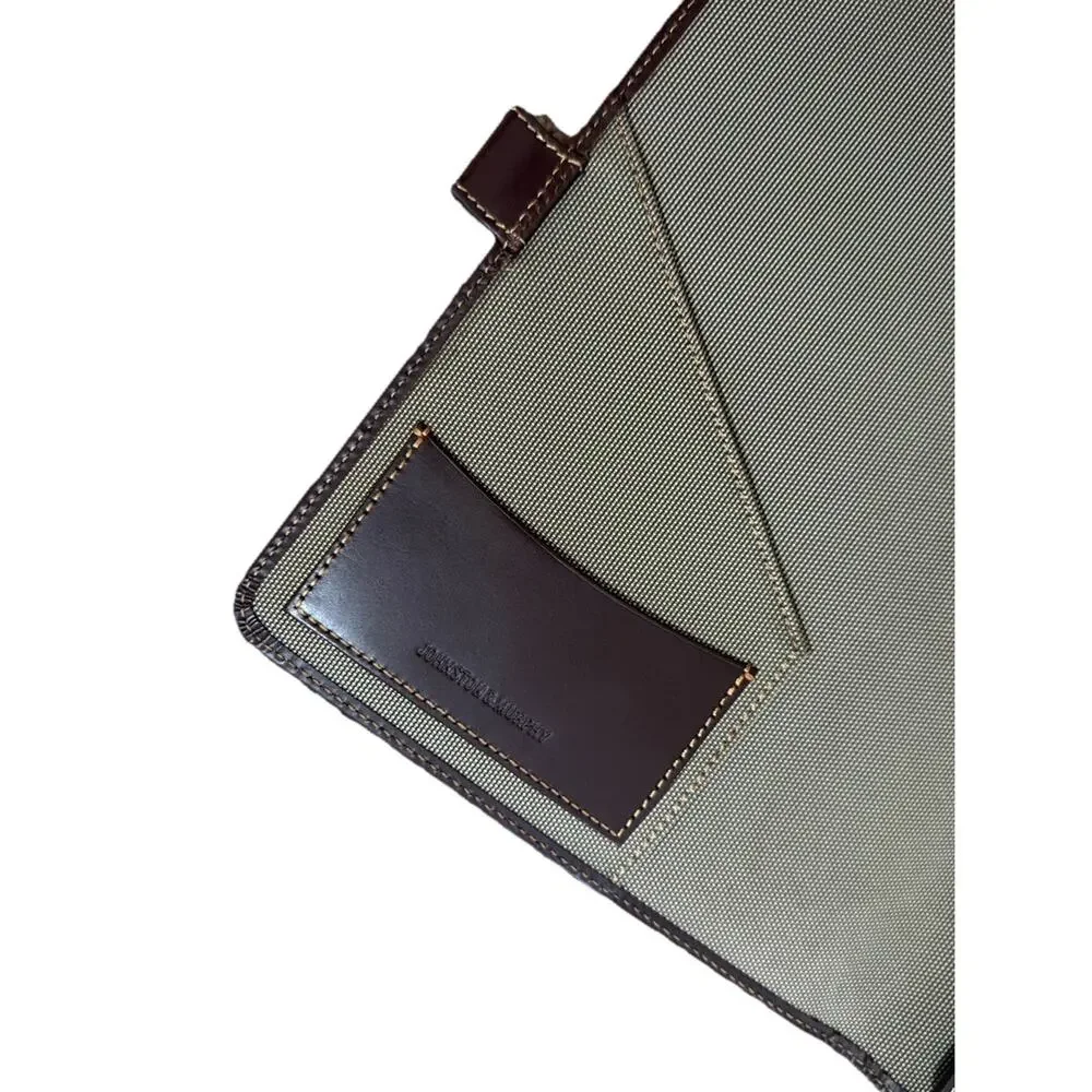 Johnston & Murphy Genuine Leather Folio iPad Case Holder Business Work Designer